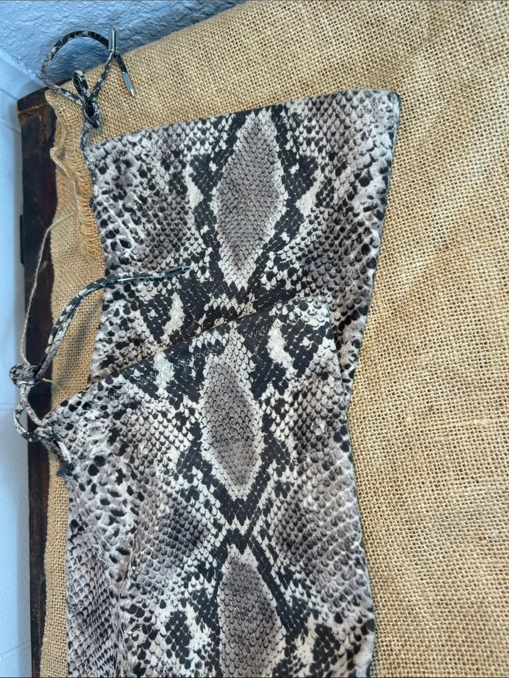 Marc Fisher Over-the-Knee Snake-Print Boots